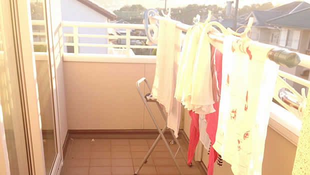 山口片付け110番のベランダ掃除サービス